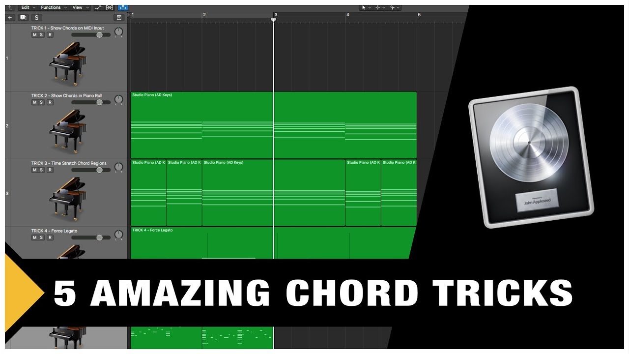 5 Amazing Chord Tricks in Logic Pro X
