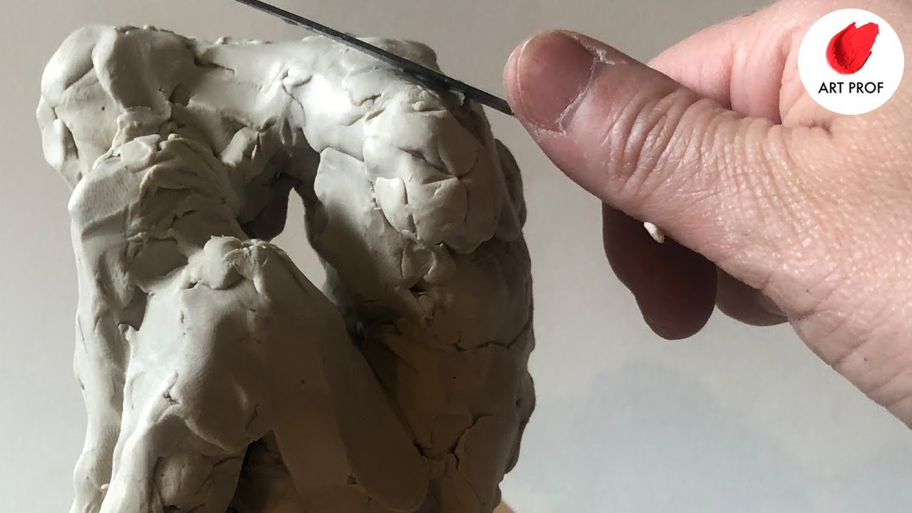 Easiest Clay Figure Sculpture Technique, No Armature Needed!