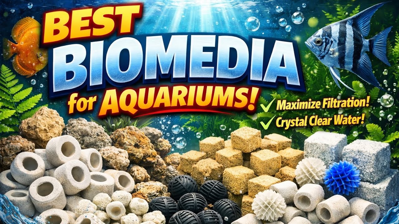 Aquarium Biomedia Secret 🤯 Crystal Clear Water Guaranteed 👍 