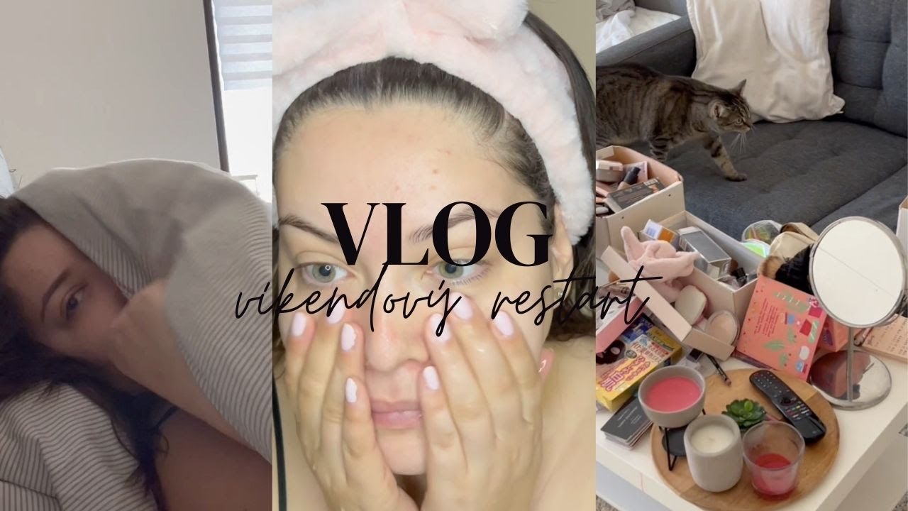 VÍKENDOVÝ VLOG |  uklid, reset, letní makeup *realistický*