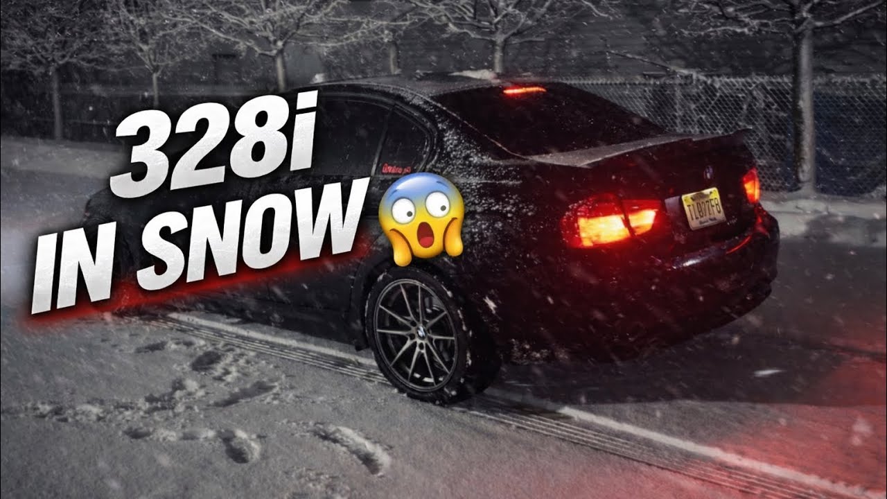 Snow Night Vlog | BMW 328i Gets Loose🫣🔥