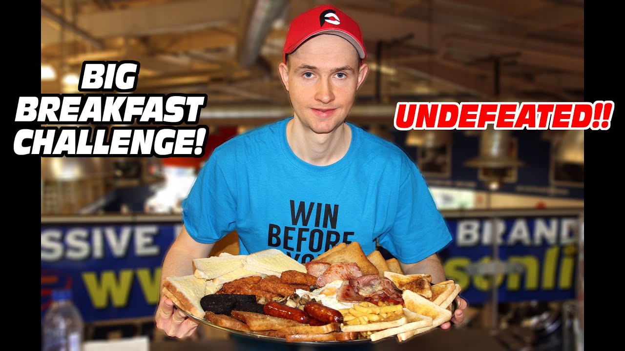UNDEFEATED BIG ENGLISH BREAKFAST CHALLENGE! | 46 ITEMS TOTAL!!