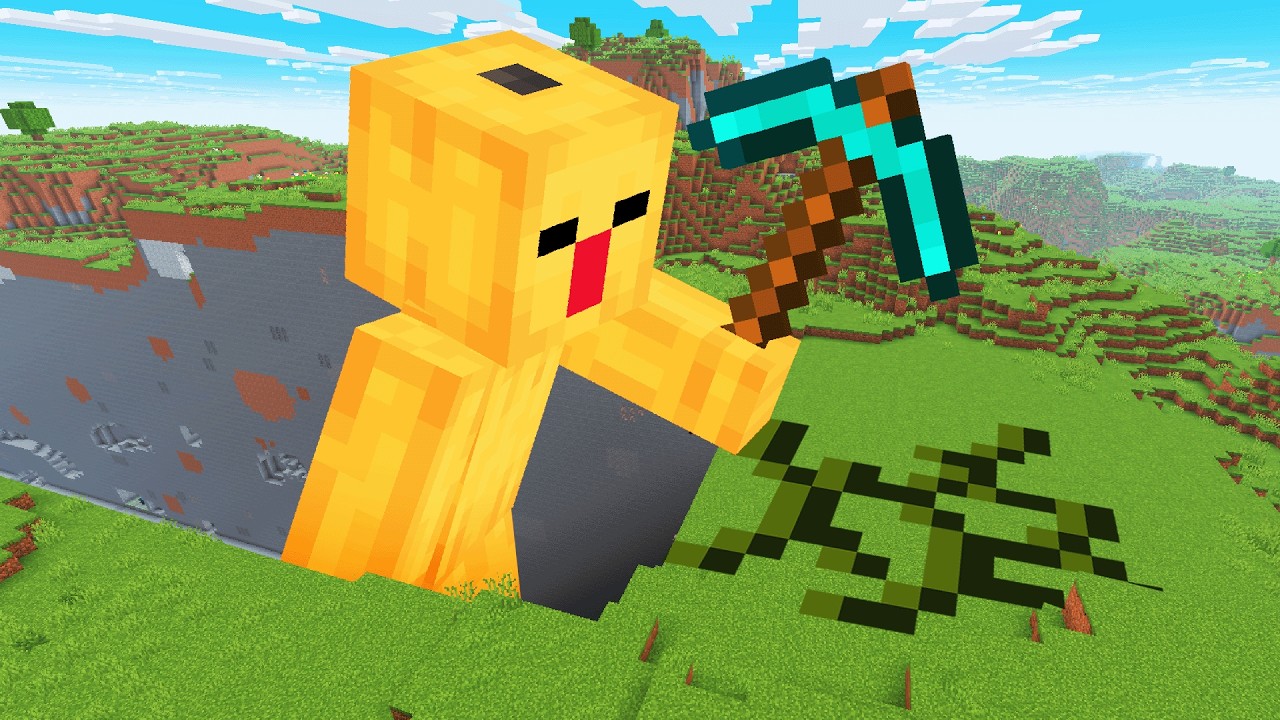 Minecraft but Mining is OP