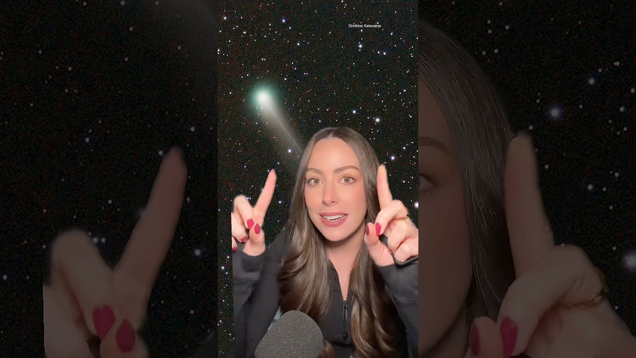 Как увидеть ДВЕ кометы сегодня вечером и метеоритный дождь! #космос #астрономия #НАСА #наука #шорты