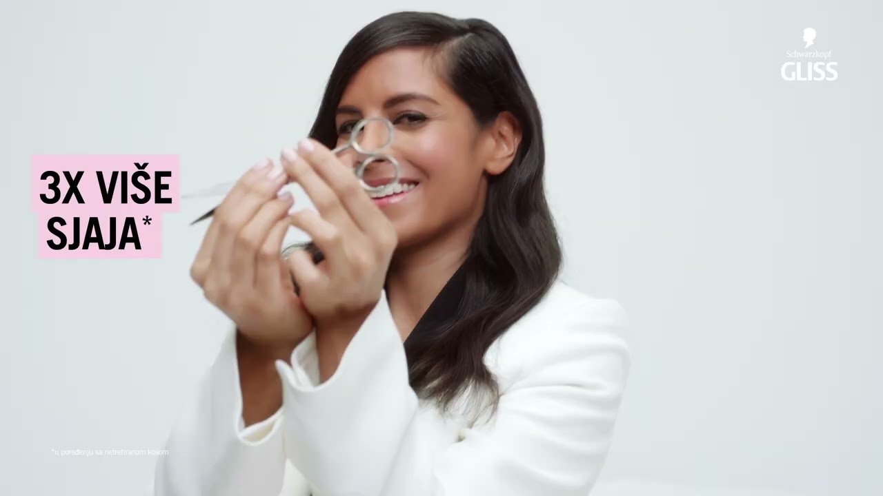 Schwarzkopf Gliss Liquid Silk 4 u 1 maska za sjajnu kosu!