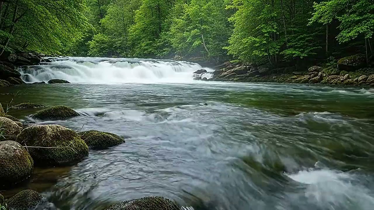Natural Water Flow Ambience | For Mindful Focus and Daily Relaxation