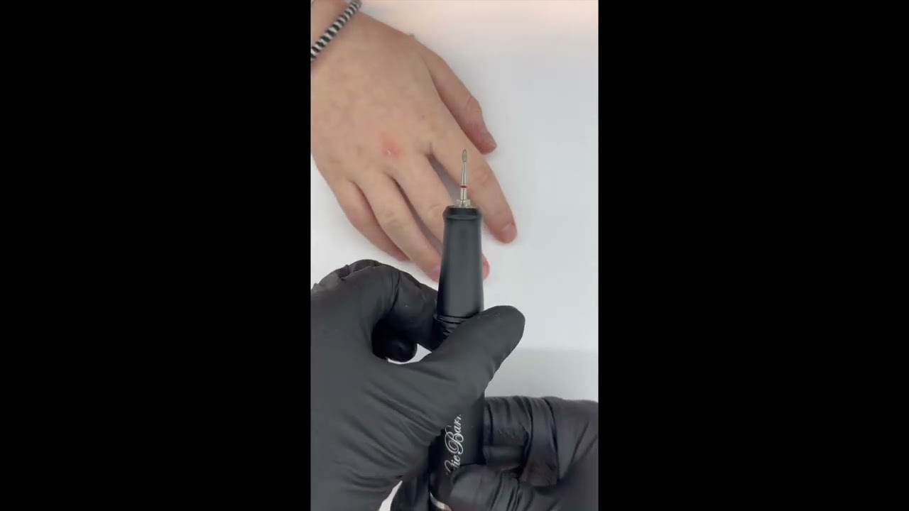 How to remove cuticle on a nail biter with an e-file