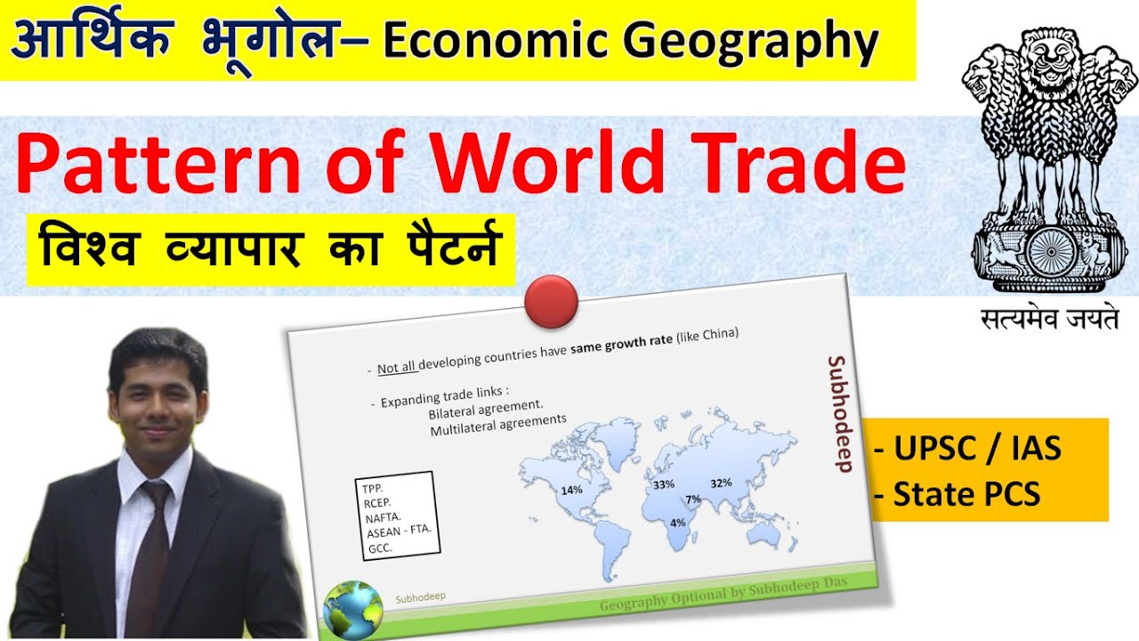 Pattern of World Trade | Economic Geography | Geographical Optional