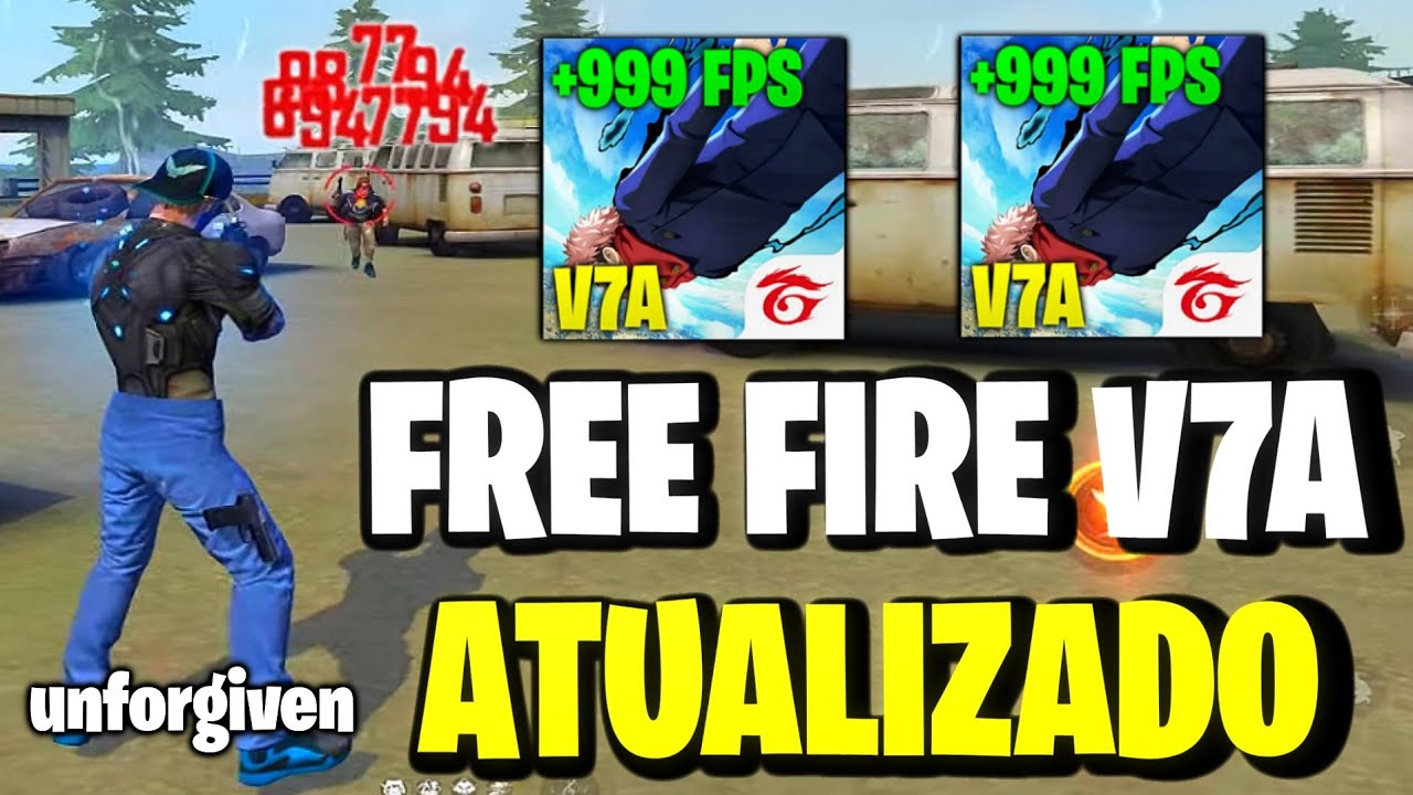 FREE FIRE V7A ATUALIZADO LITE E OTIMIZADO 64 BITS FREE FIRE MAX NO ANDROID E PC, LINK DIRETO