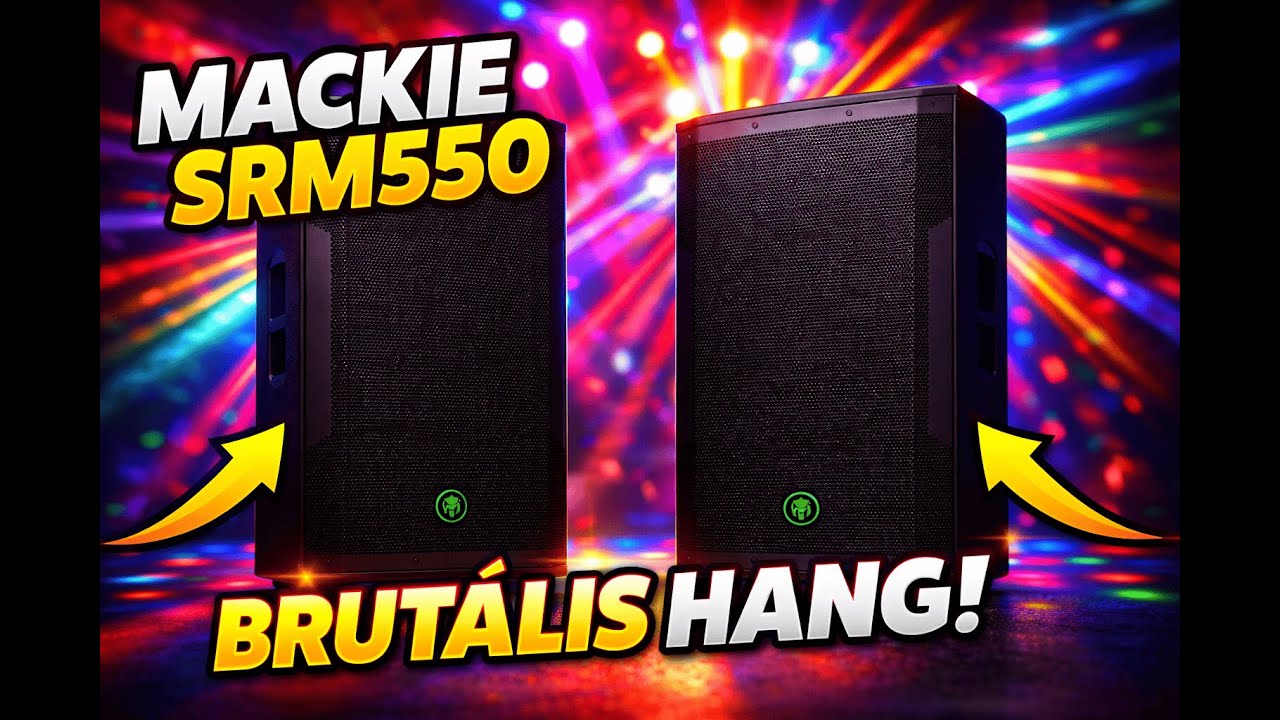 Mackie SRM550 bemutat&oacute;