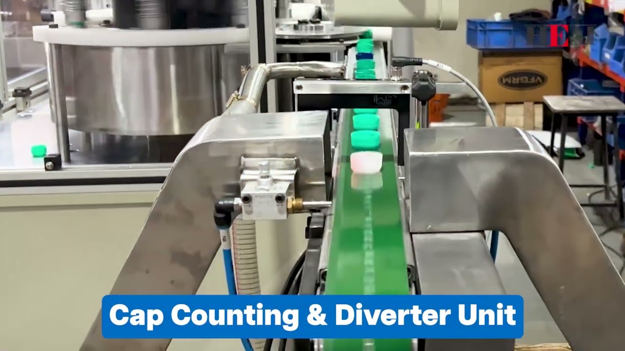 Slitting and Folding Machine for caps closure - Hem Automation