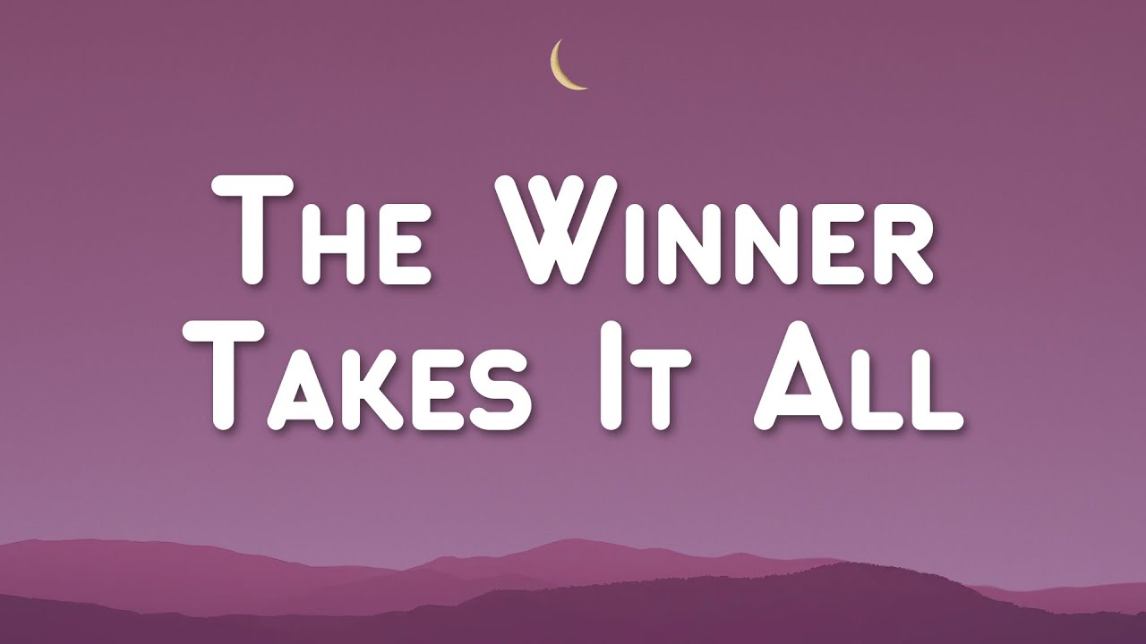 ABBA - The Winner Takes It All (Lyric Video)