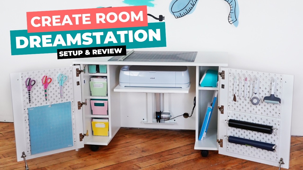 SETUP + REVIEW Create Room DreamStation- Craft Organization Furniture for Craft Rooms & Small Spaces