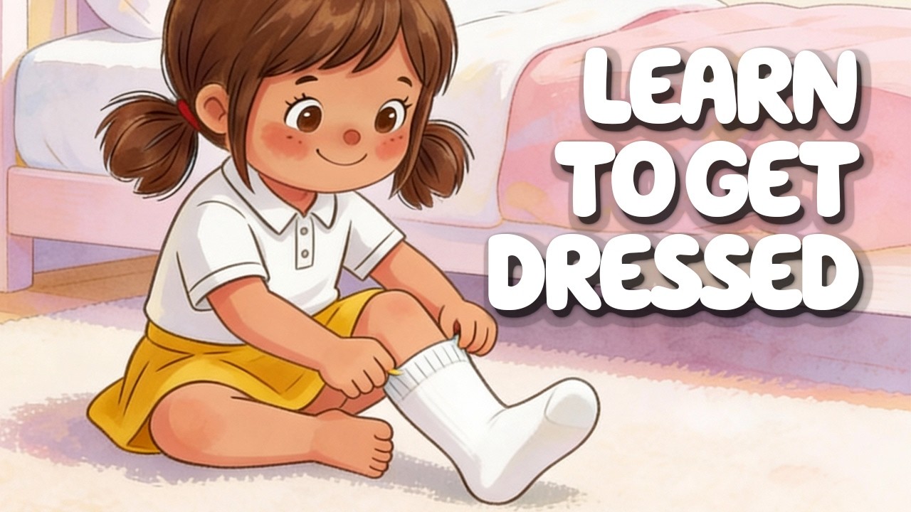 Getting Dressed Song for Toddlers | Fun Learning & Happy Routine