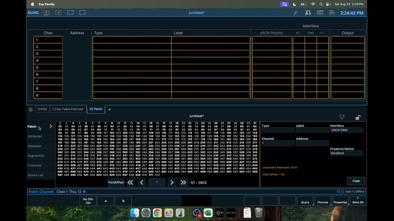 IATSE Local 99 Eccles Theater Tutorial - Patching on an ETC Eos Console (Part 1/3)
