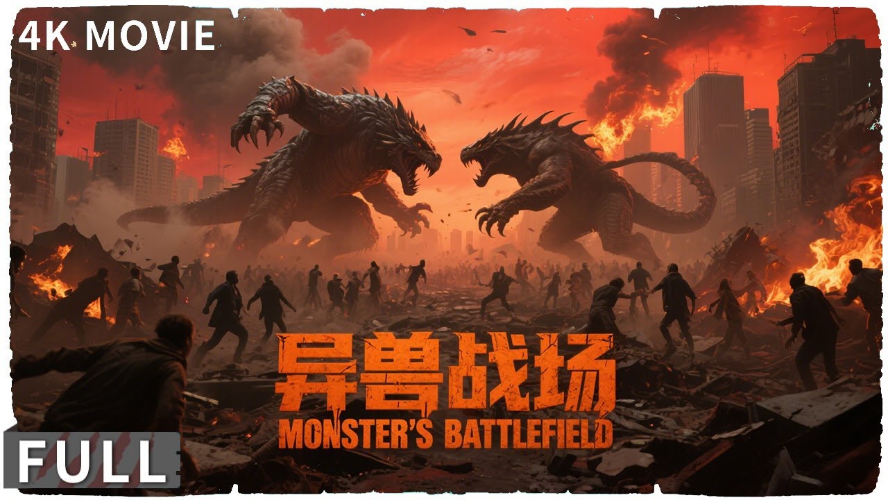 4K Full 未知巨兽出现城市中破坏 科学家释放龙形生物吞噬进化 动作 / 奇幻 《异兽战场 / MONSTER’S BATTLEFIELD》张檬 / 李宁