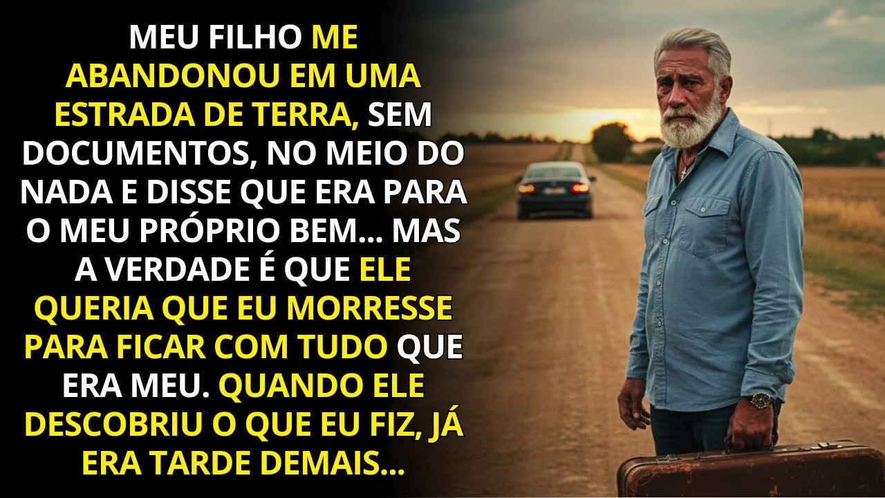 Meu filho me abandonou no meio do nada... Mas quando soube a verdade, ficou desesperado...