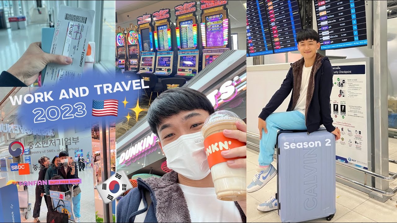 Work and Travel 2023 EP.1 ไปเป็นสาวเมกาอีกรอบ หรือเป็นผีน้อยที่เกาหลีก่อนดี !?✨Sunny in USA 🇺🇸
