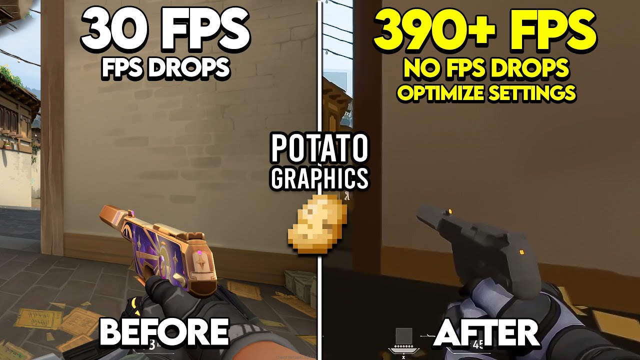 Valorant Potato Graphics для слабых ПК 🔥 | Повышение FPS без видеокарты 2025!