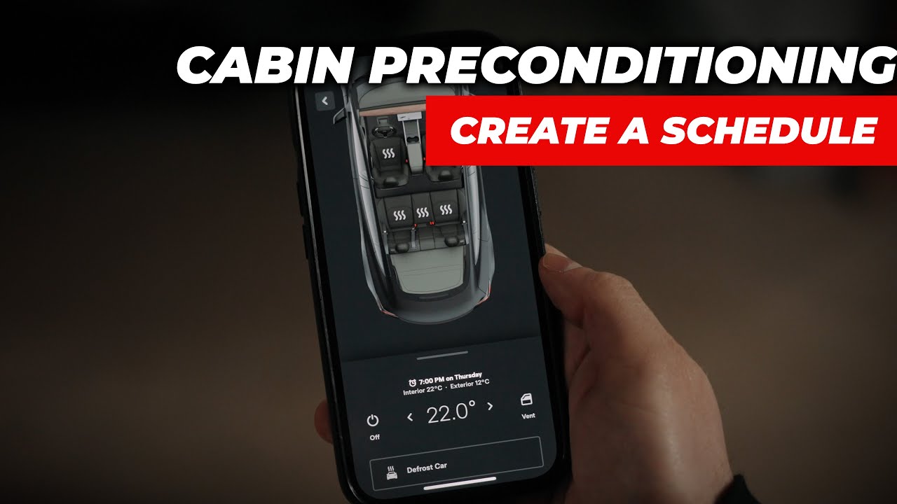 Tesla Tip | How To Schedule Cabin Preconditioning?