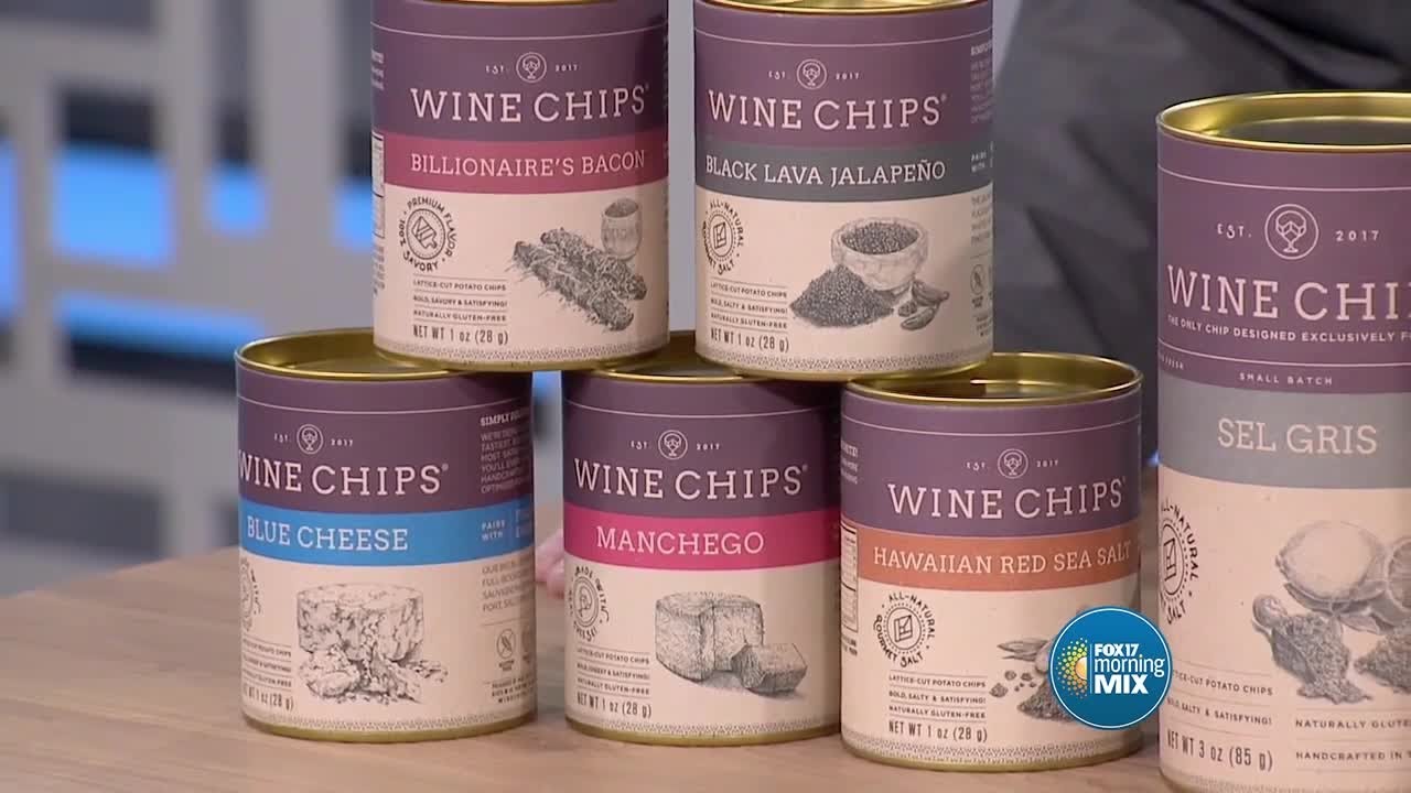 Wine Chips are the perfect pairing with a glass of wine on National Potato Chip Day