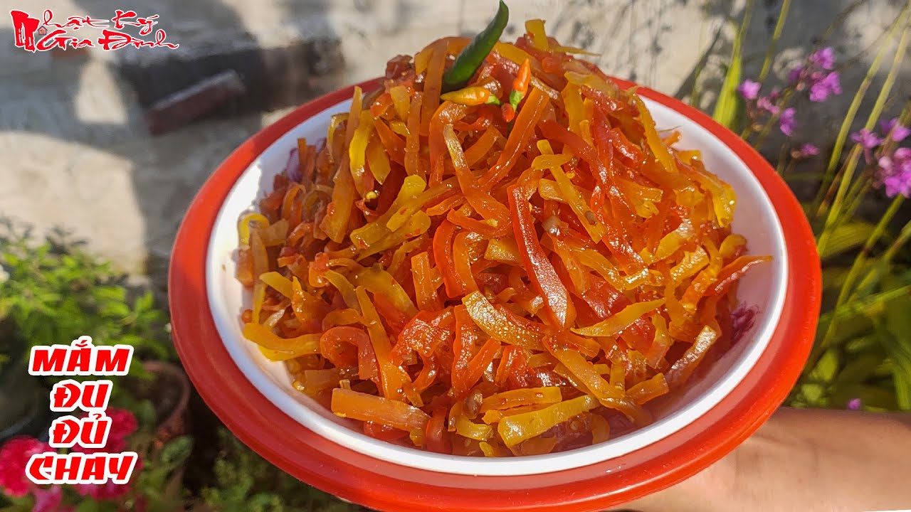 Ông Bà 5 Châu Đốc Chỉ Cách Làm Mắm Đu Đủ Chay Sợi Lớn Giòn Ngon Vị Miền Tây #1 | NKGĐ