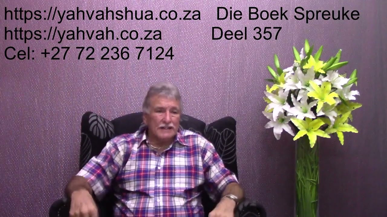 Die Boek Spreuke Deel 357 Ontbyt met Prof Hannes Week 09 2026