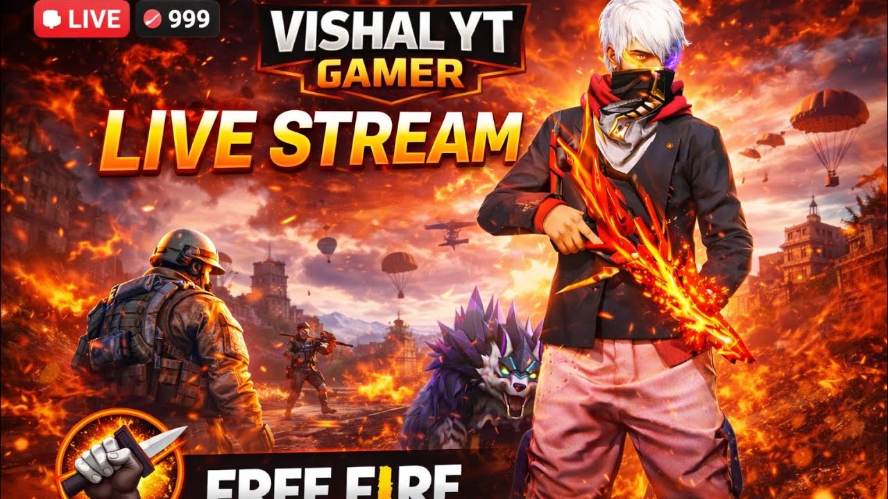 Vishal Yt Gamar is live! 🔴 free fire Max me live stream 🔴 support me bhai 🙏🏻 1k subscribe please