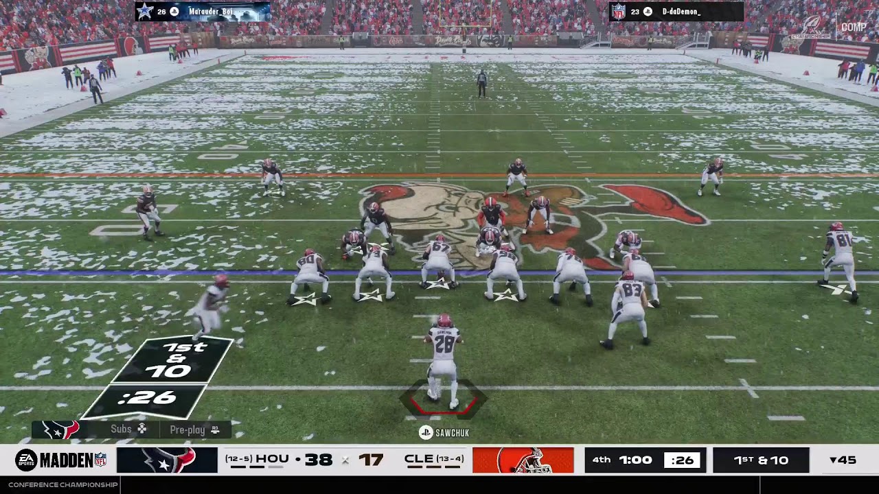 Highlight offs v browns conference