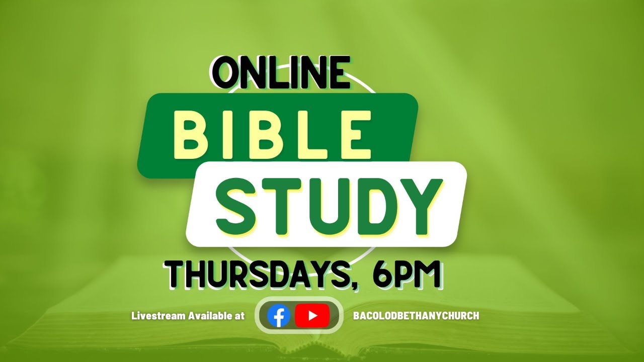 Online Bible Study - 12 March 2026, 6:00pm