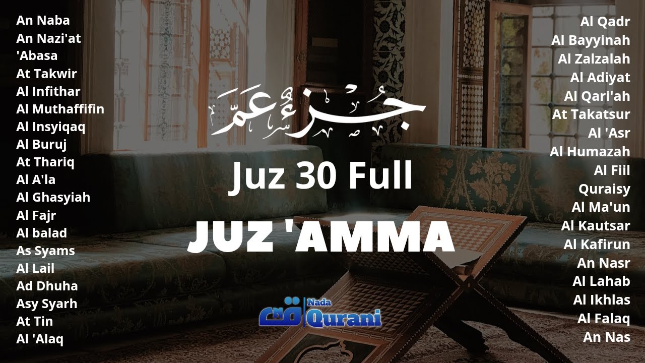 🔴 LIVE Juz Amma | Irama Jiharkah | Penyejuk Hati & Jiwa