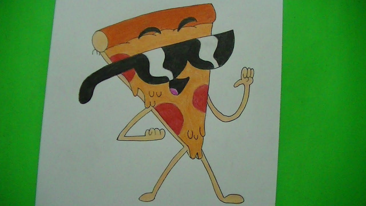Como dibujar/pintar pizza Steve (Uncle Grandpa)