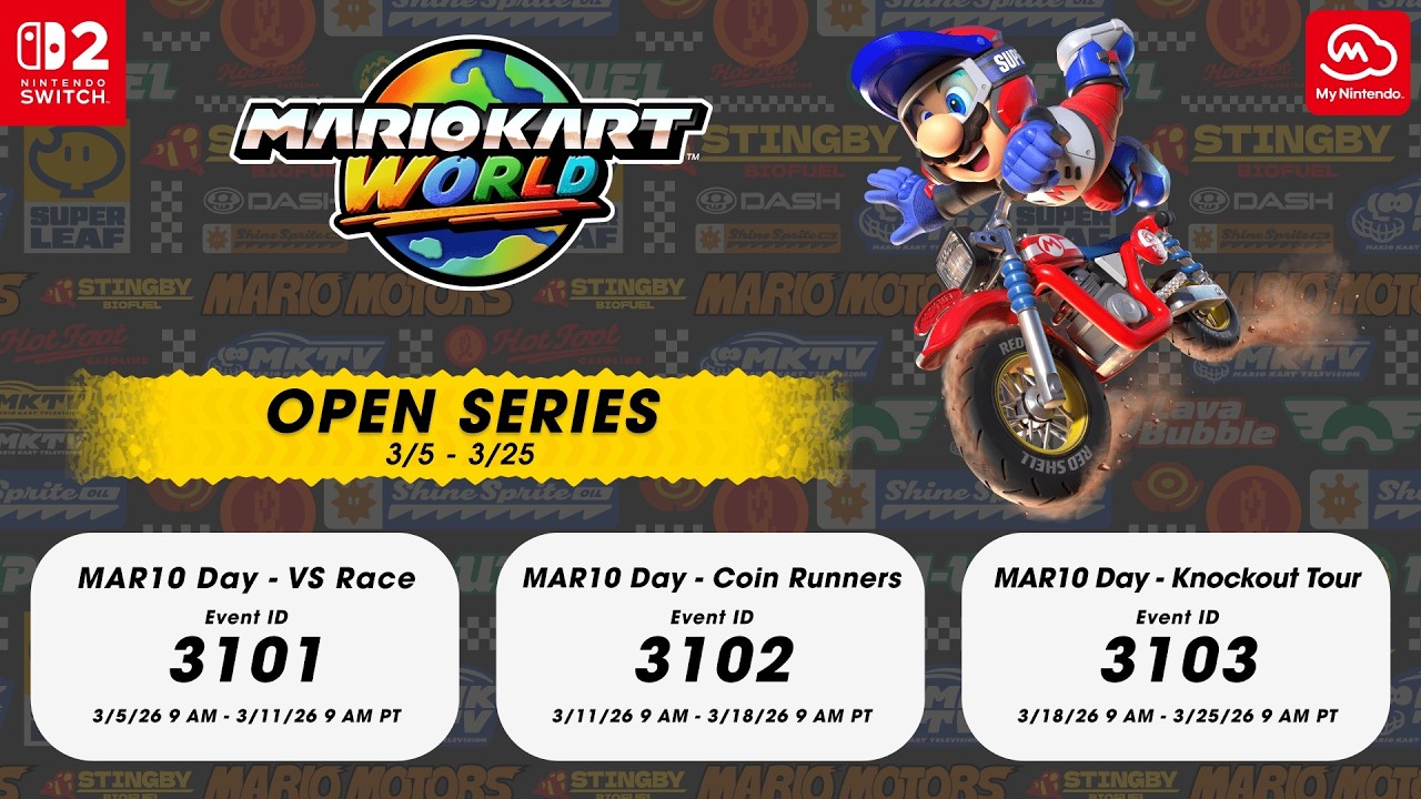 Mario Kart World open series VS Race! (Day 1)