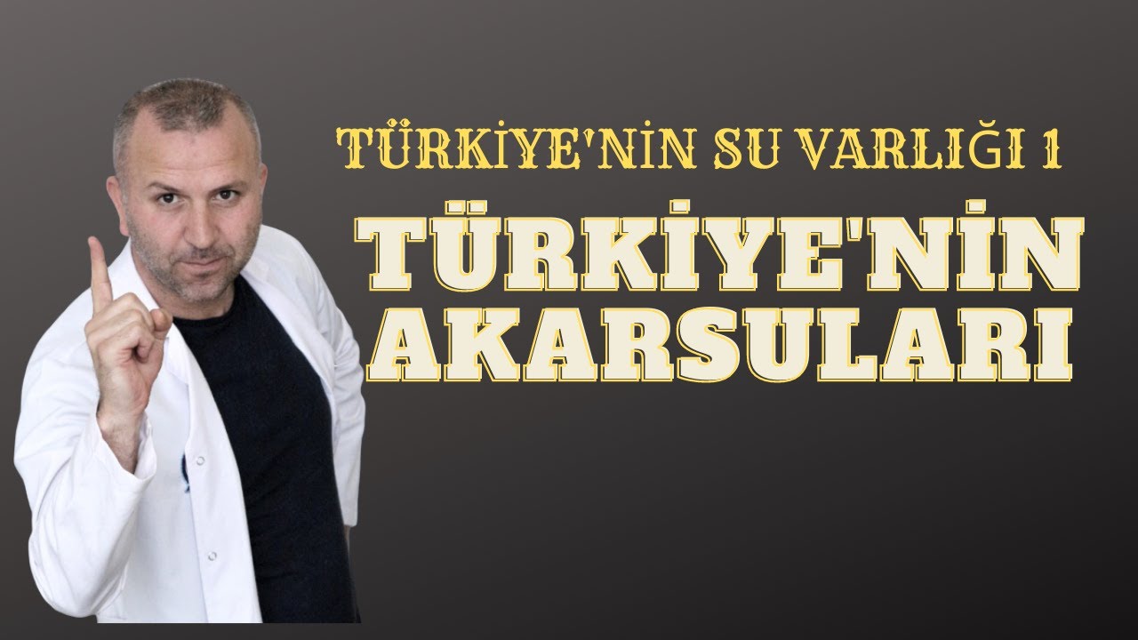 TÜRKİYE'NİN SU VARLIĞI 1 (TÜRKİYE'NİN AKARSULARI) #tytcoğrafya #aytcoğrafya #kpsscoğrafya