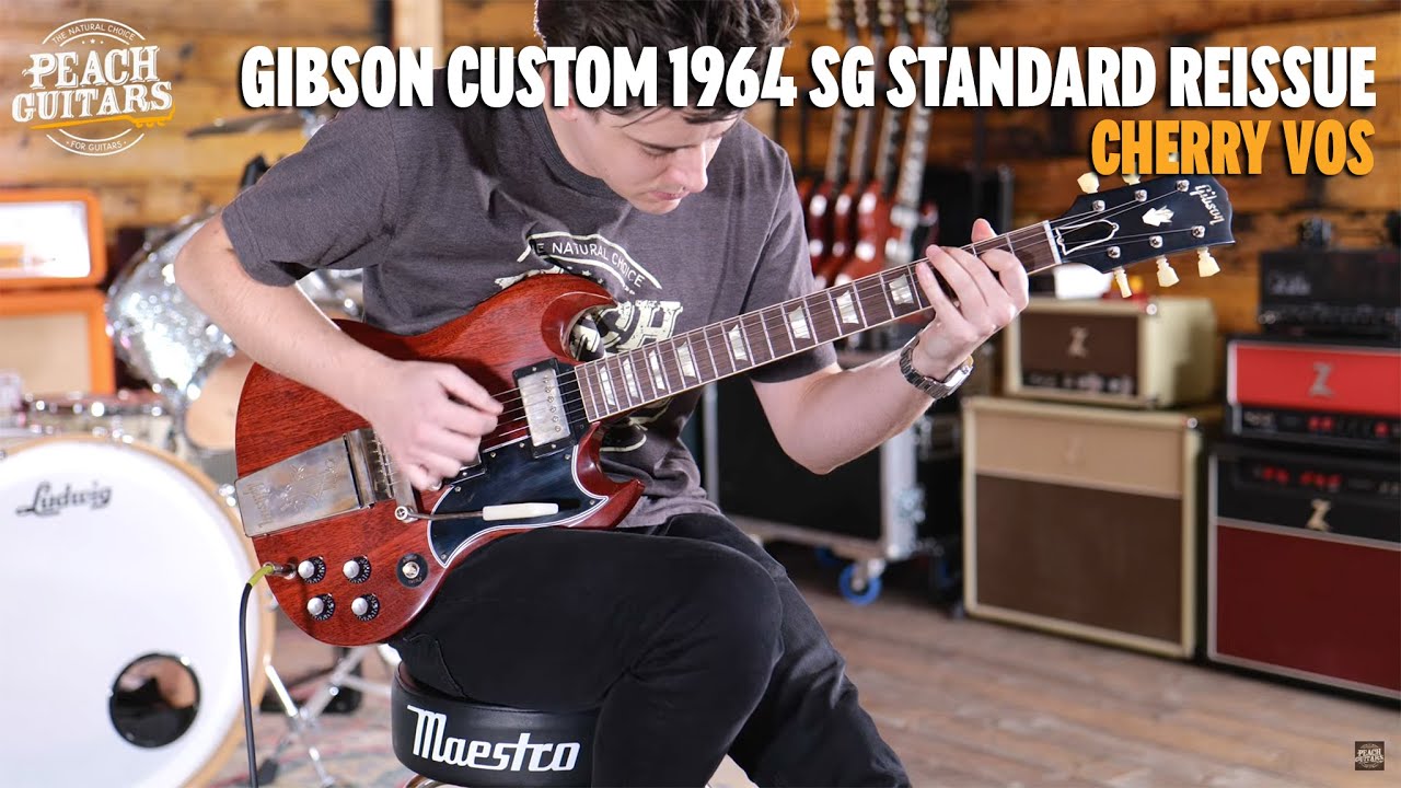 Никаких разговоров...Только звуки | Gibson Custom 1964 SG Standard Reissue с ​​Maestro Vibrola VOS