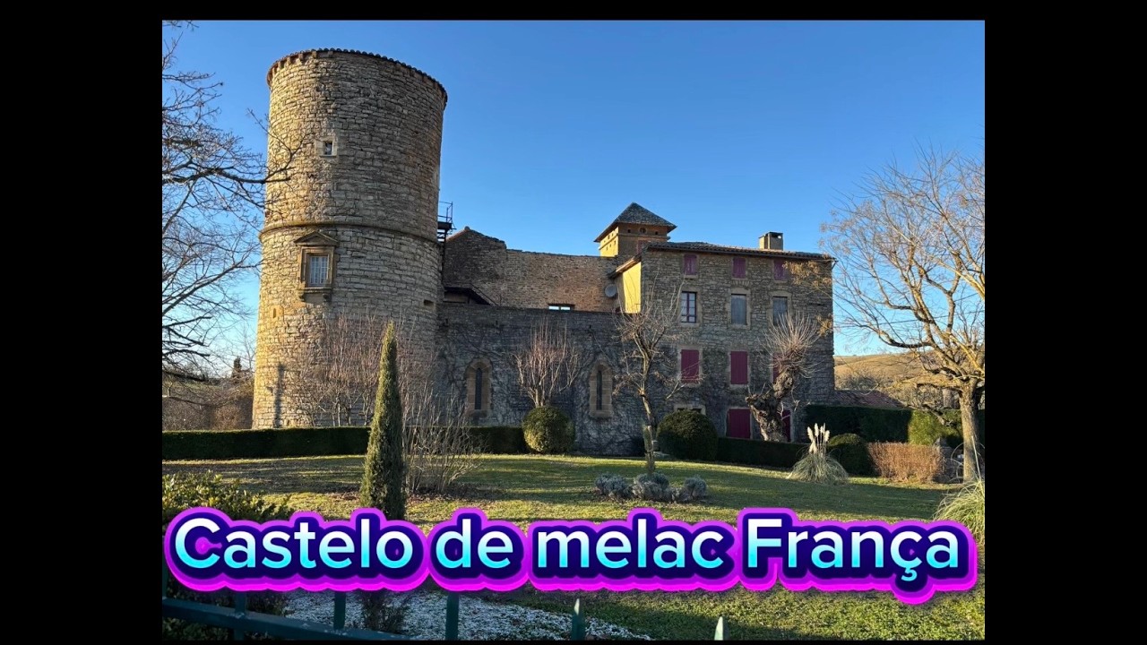 Castelo de melac sul da frança .