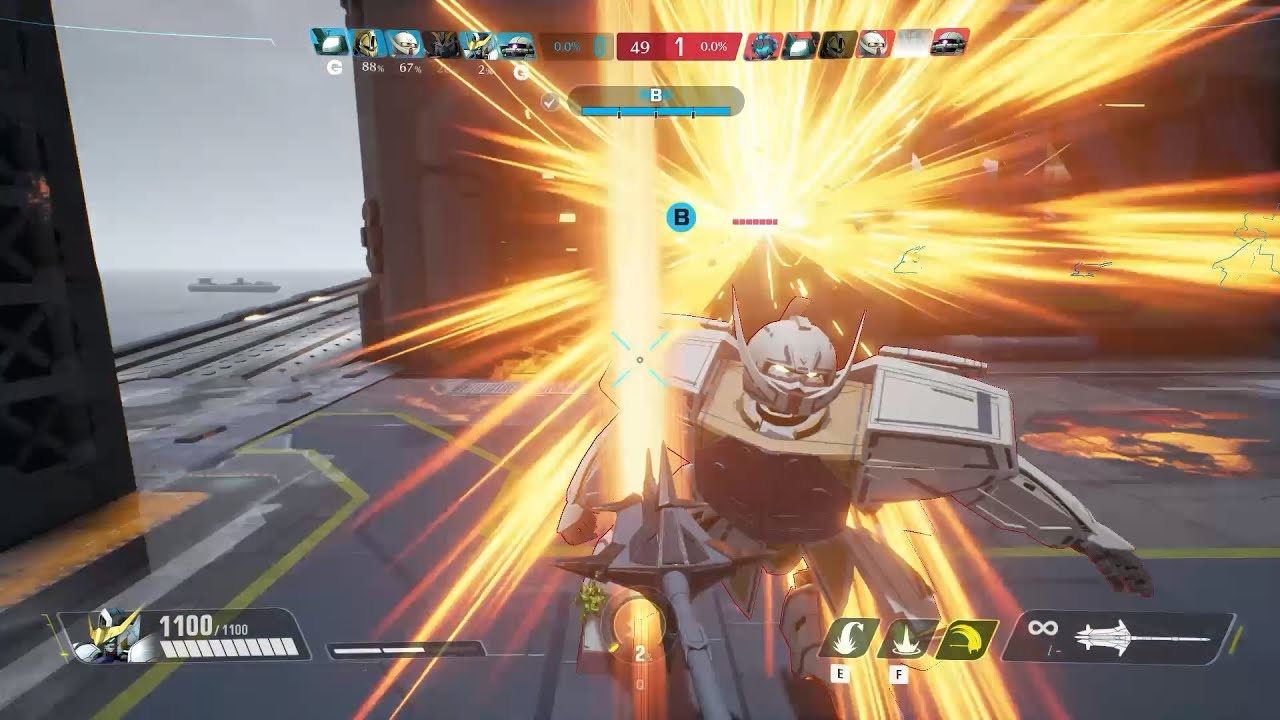 Turn-A Gundam got Bonked by Gundam Barbatos - Gundam Evolution moments