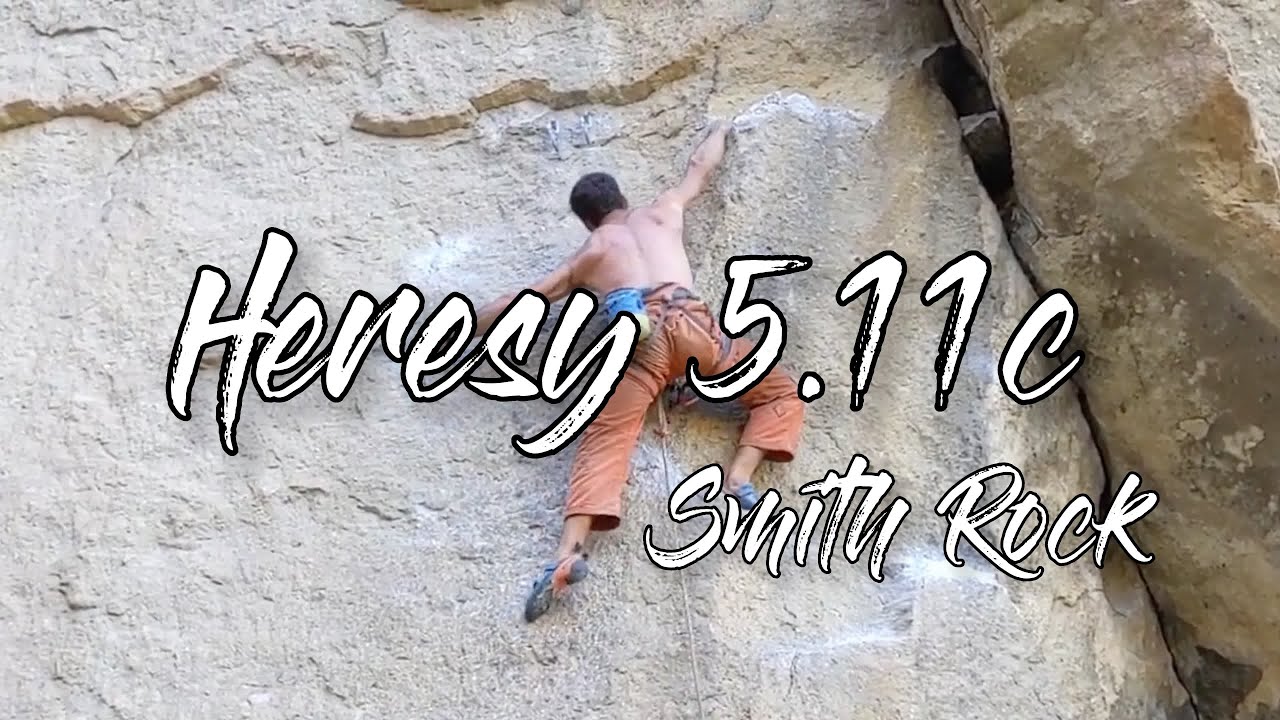 Heresy 5.11c (onsight) - Smith Rock