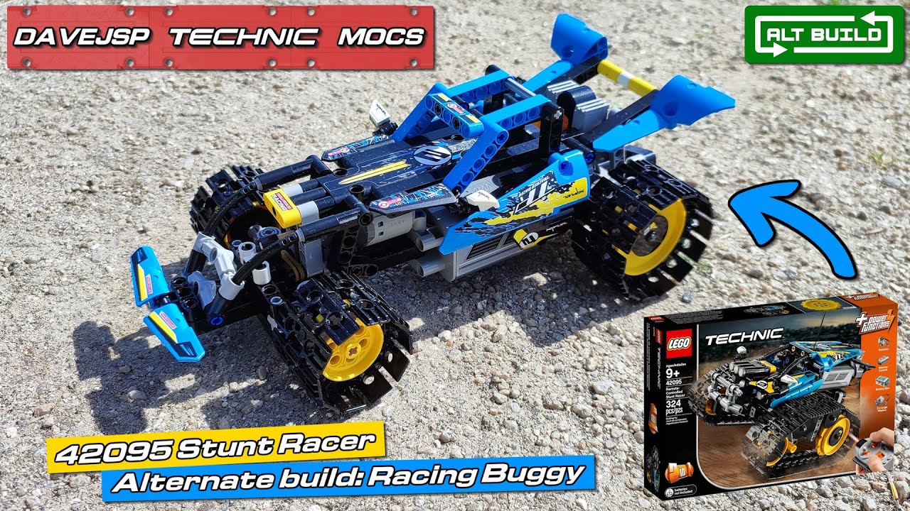 42095 Racing Buggy MOC - LEGO Technic Stunt Racer alternative model alternate build Power Functions
