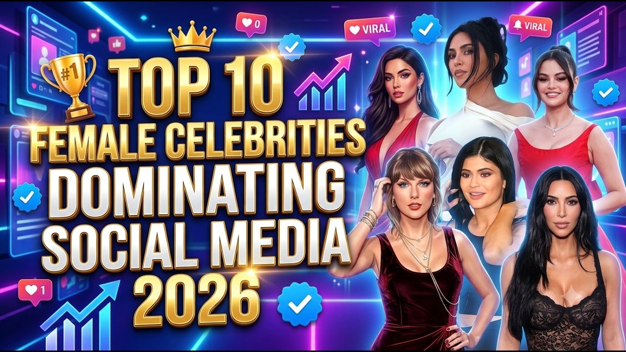 Top 10 Female Celebrities Dominating Social Media 2026