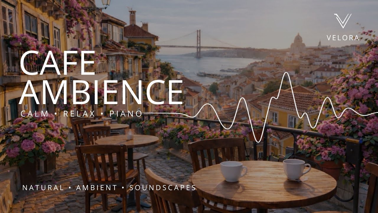 Modern Piano Cafe Ambience | 1 Hour Calm Background Music for Coffee Shops