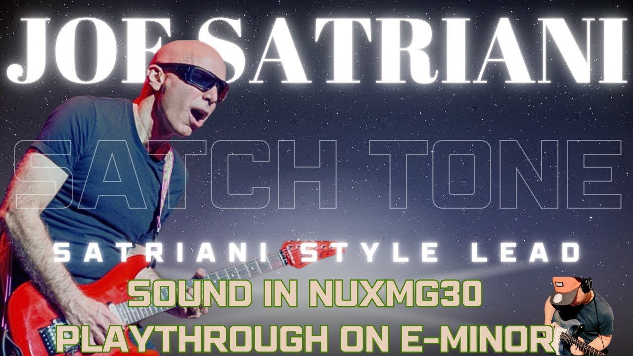 Joe Satriani Vibes! Epic Backing Track Using NUX MG30 + Ibanez Signature Guitar Japan