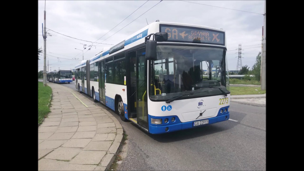 Autobusem po Gdyni. Linia specjalna GA (Gdynia Aerobaltic) #2273 Wóz wycofany 11.2019r.
