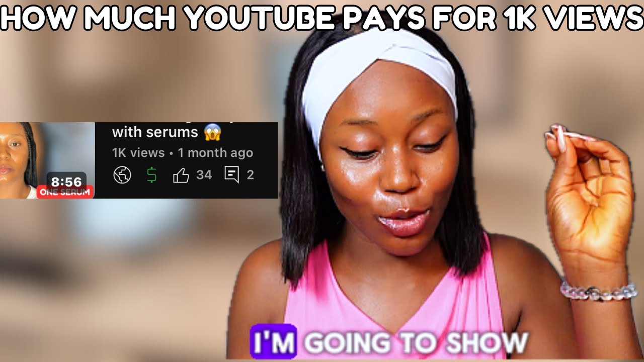 How much YOUTUBE pays  for 1K views in 2026 (Honest pay)