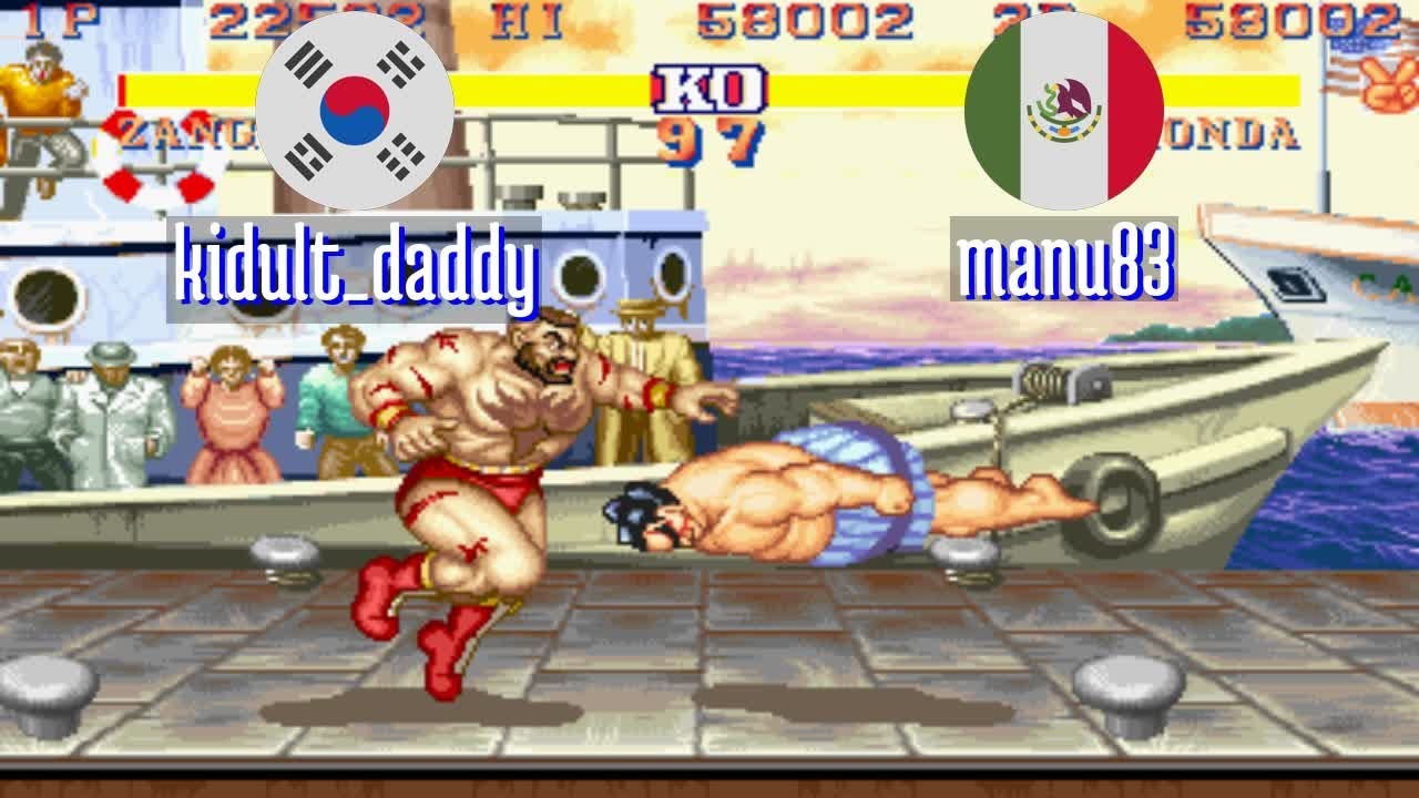 FT3 @sf2ce: kidult_daddy (KR) vs manu83 (MX) [Street Fighter II Champion Edition Fightcade] Jan 25