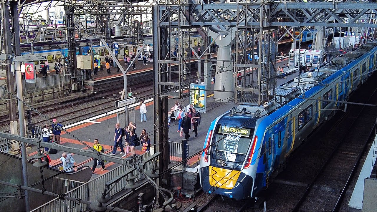 Train Station Ambience SOUTHERN CROSS STATION Melbourne, Australia 2022 | 4K | ASMR White Noise