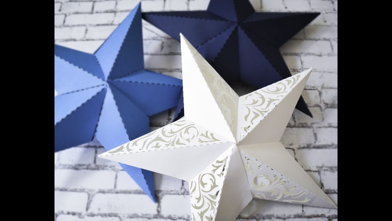 3D Paper Star Lumieres