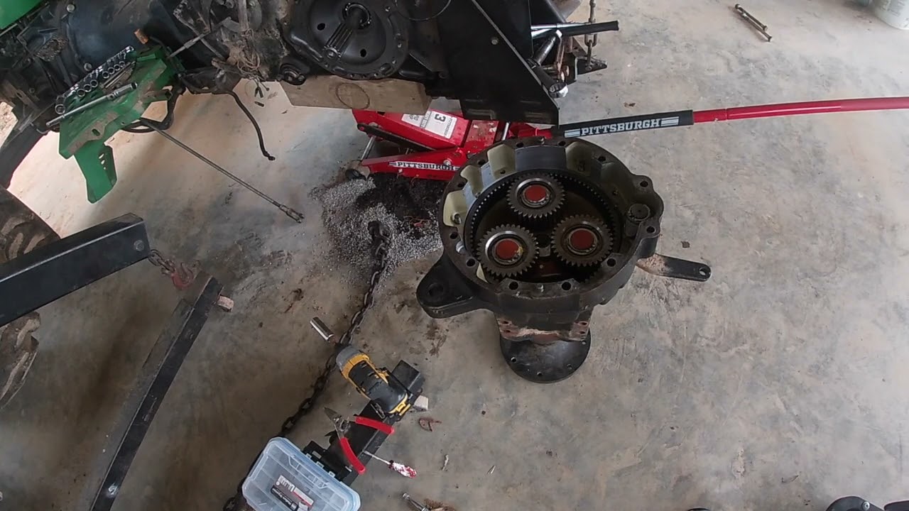 John Deere 5105 Left Axle Repair