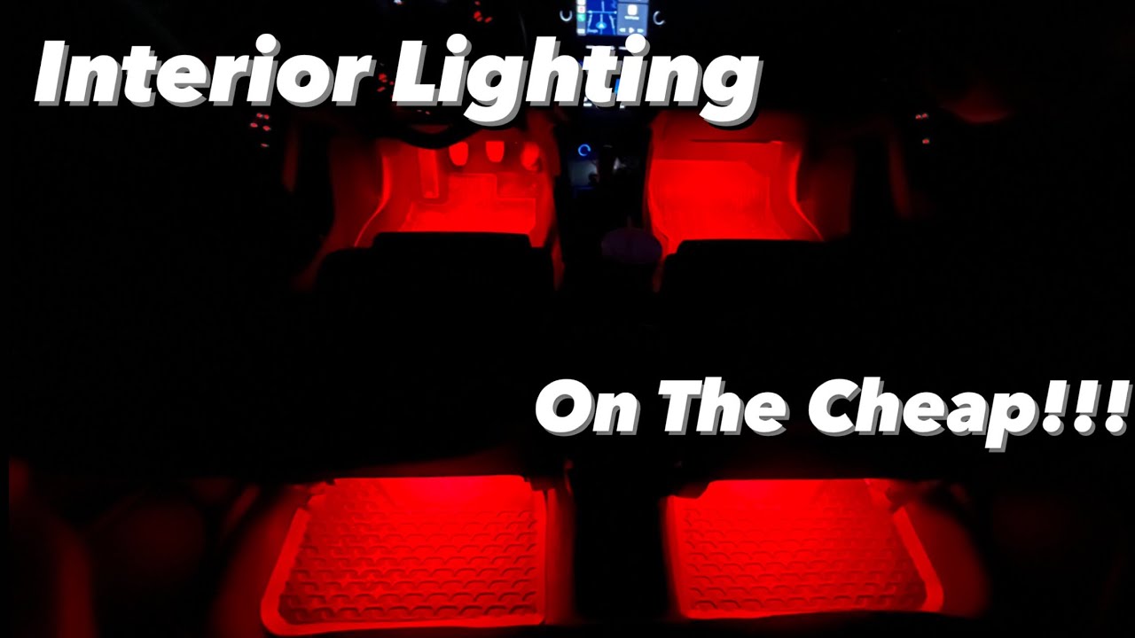 2022 WRX Interior Lighting On The Cheap - Govee Car LED Lights