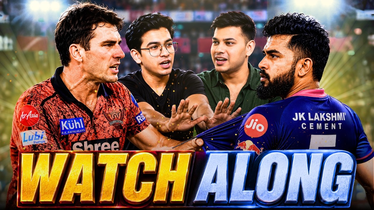 Battle Of The Batting Heavyweights! | SRH vs RR Eliminator Live Watch Along & Reaction